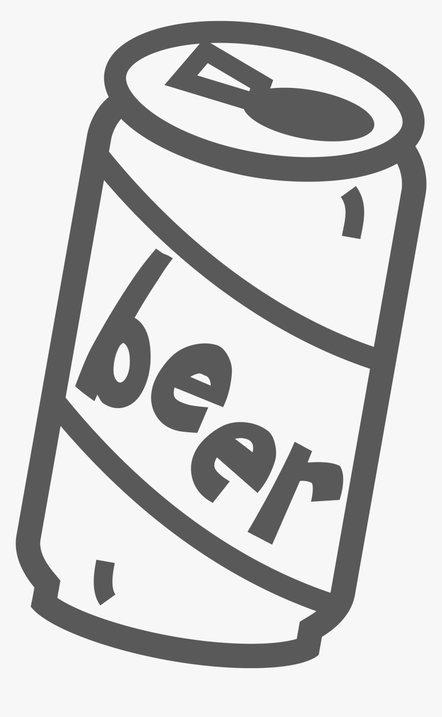Clip Art Beer Can Vector - Illustration, HD Png Download
