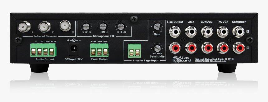 Amplifier Audio With Priority Line Input, HD Png Download
