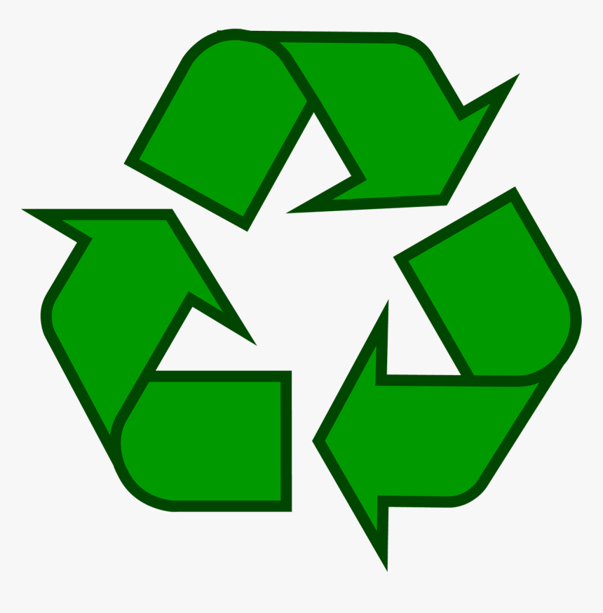 Recycling Symbol Icon Outline Sol - Recycle Symbol Red, HD Png Download