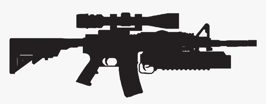 Sopmod M4 Carbine Advanced Combat Optical Gunsight - Big Gun, HD Png Download