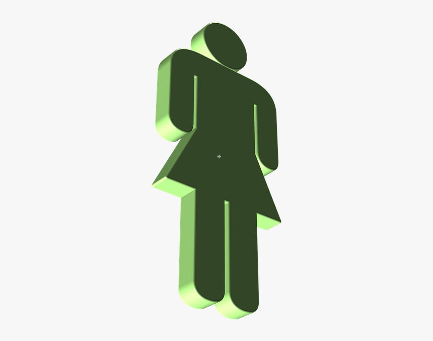 Silhouette, Person, Human, Woman, Presentation, 3d - Illustration, HD Png Download