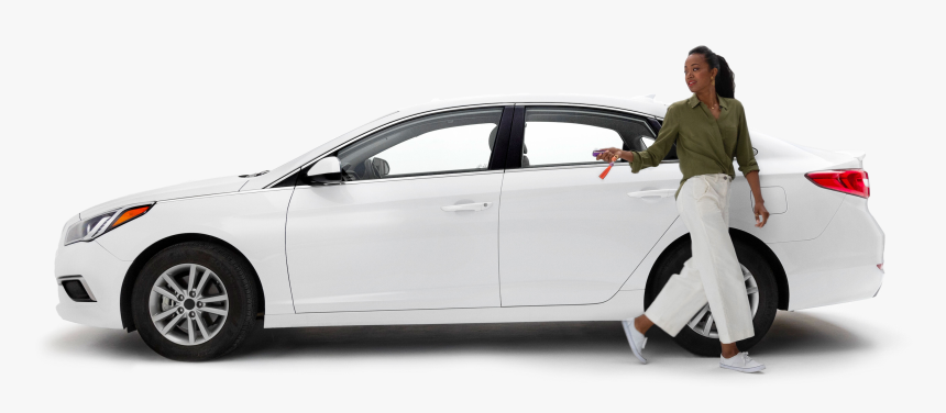 Vehicle White - White Hyundai Elantra 2017 Gt, HD Png Download