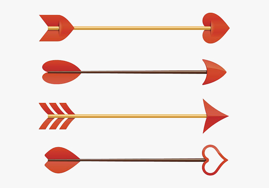 Cupid Arrow Png Free Download - Setas Do Cupido, Transparent Png