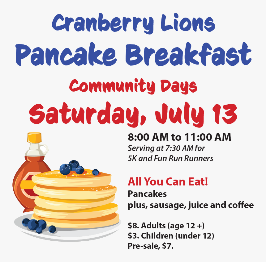 Pancake Breakfast Splash - Buffet Ad, HD Png Download