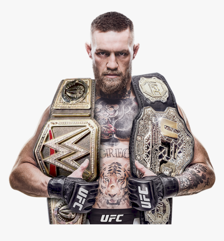 Conor Mcgregor Png - Conor Mcgregor Wwe Champion, Transparent Png