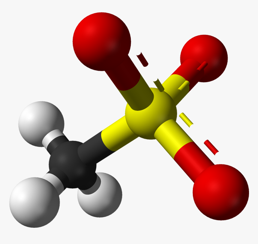 Mesylate Anion 3d Balls - Methanethiol, HD Png Download