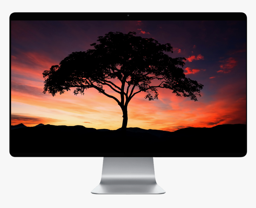 Transparent Sunset Sky Png - Silhouette, Png Download