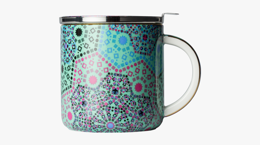 Moroccan Tealeidoscope Aqua Mug With Infuser - Moroccan Tealeidoscope, HD Png Download