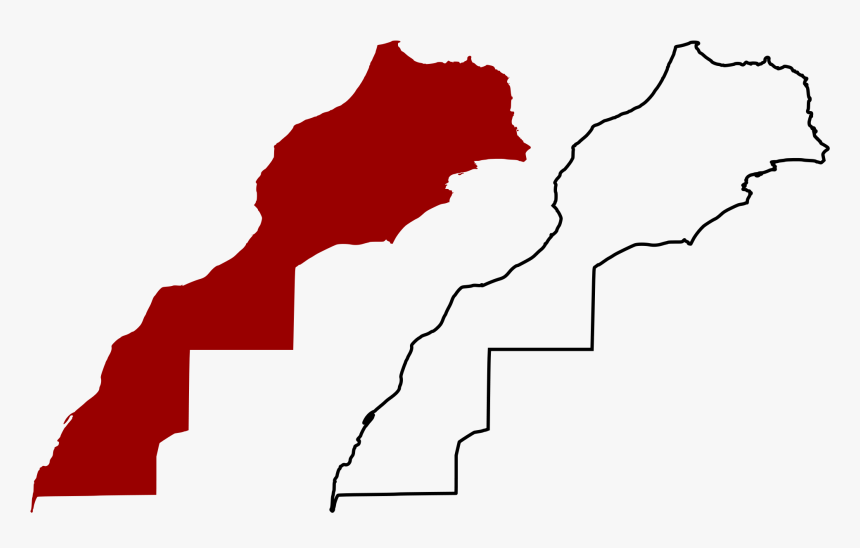 Morocco Logo Map, HD Png Download