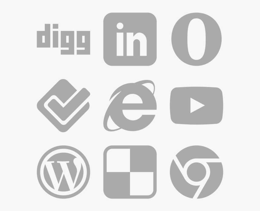 Internet Explorer Logo Black, HD Png Download