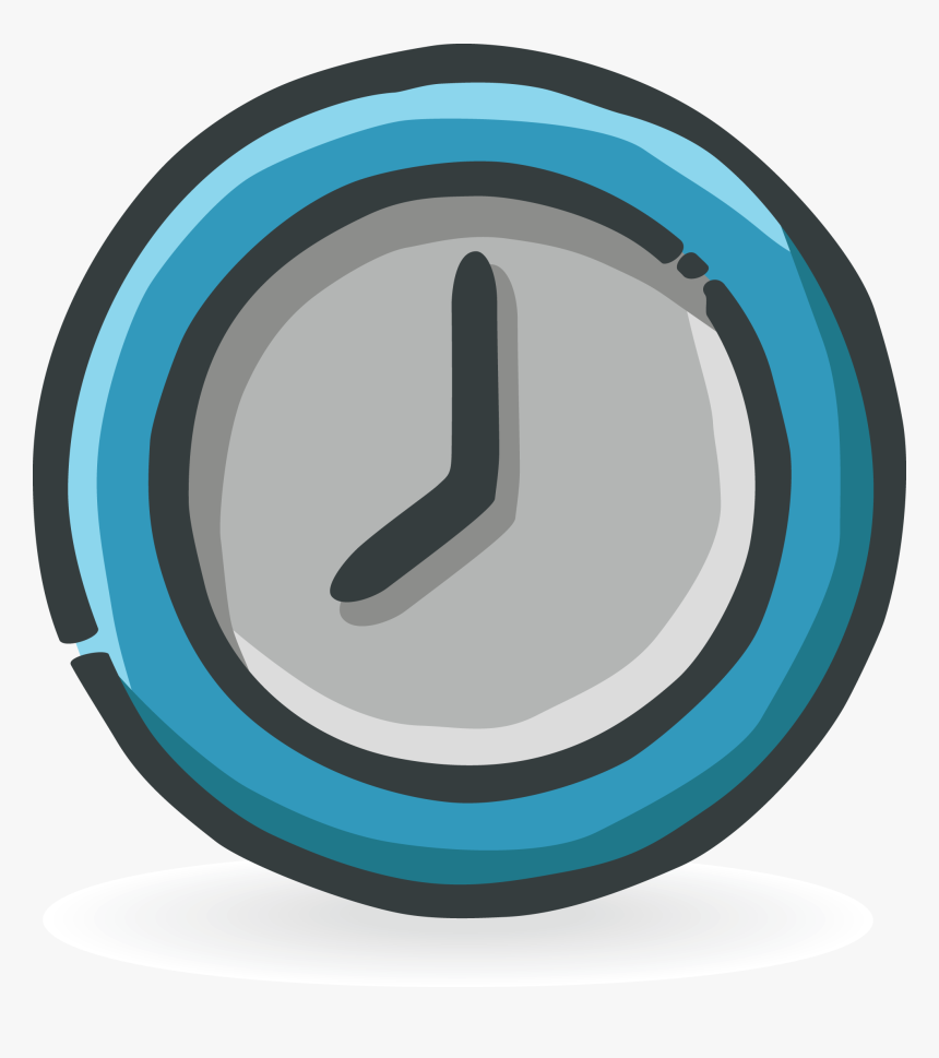 Time Clock Icon - Circle, HD Png Download