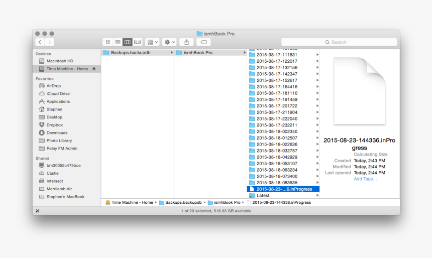 Time Machine Backup, HD Png Download