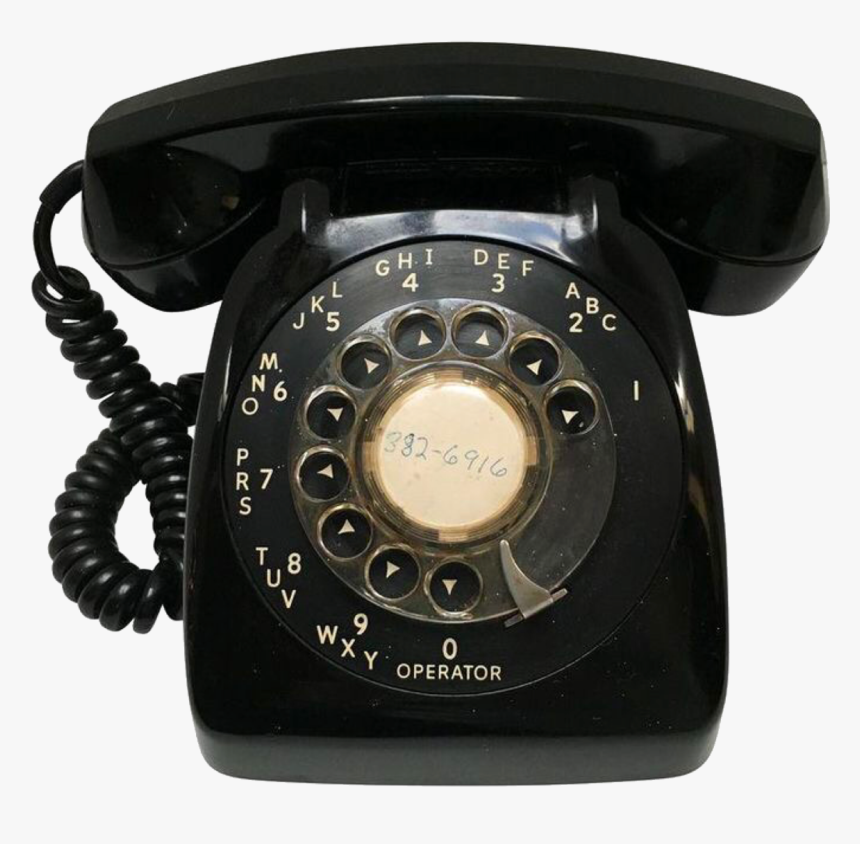 Png Image - Blue Rotary Phone, Transparent Png