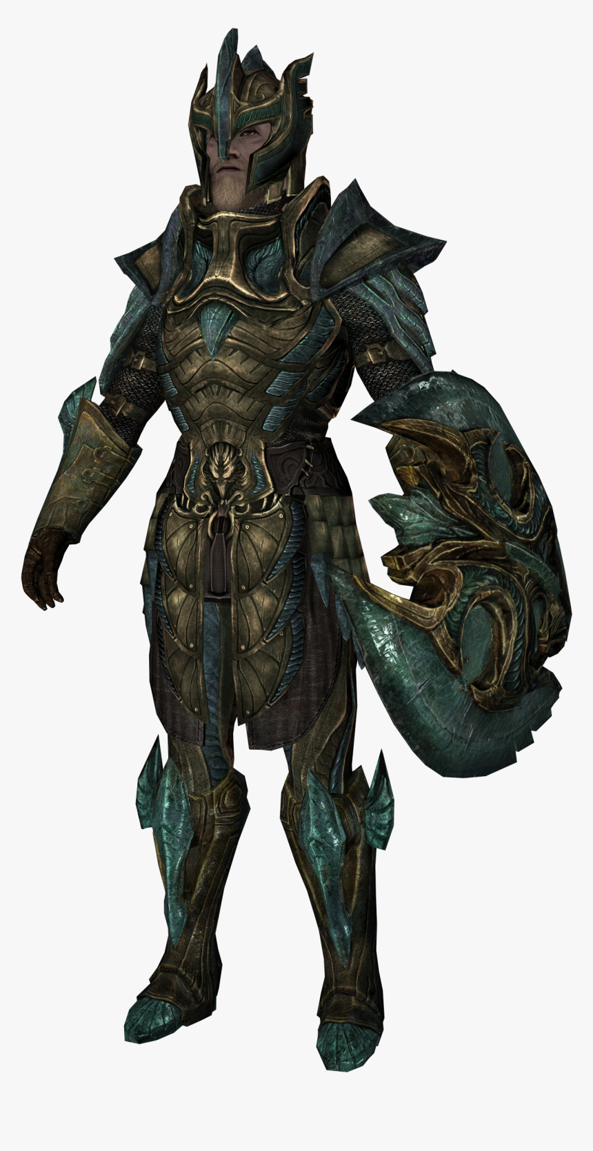 Skyrim Glass Armor, HD Png Download