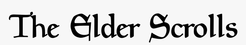 Elder Scrolls Logo Png, Transparent Png