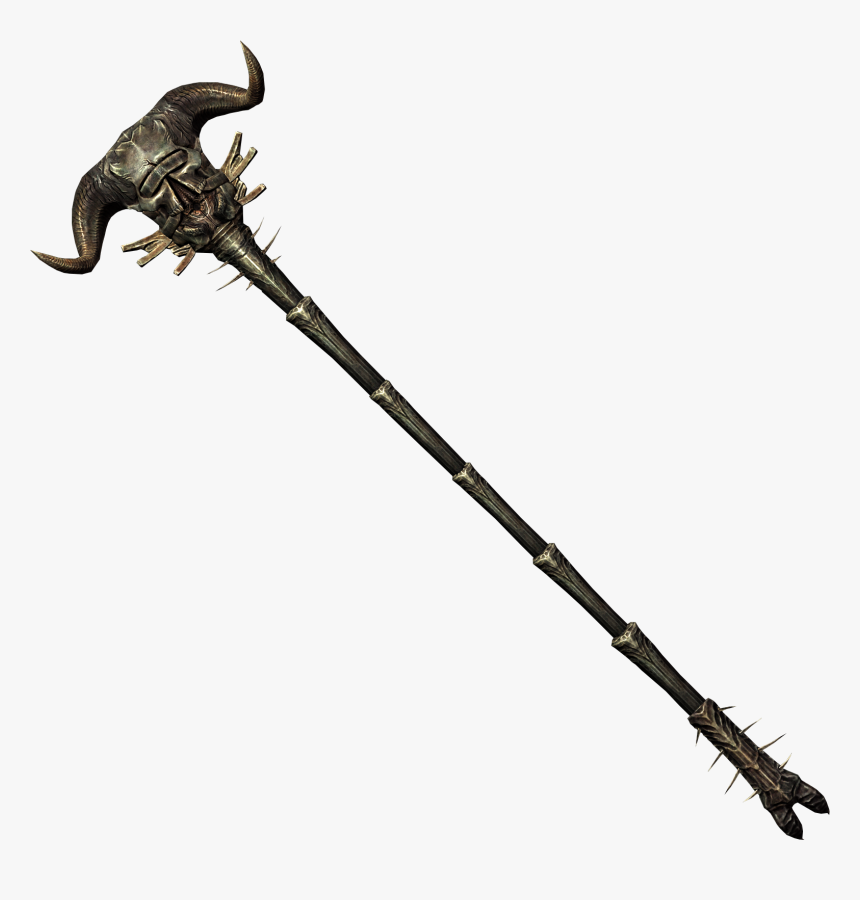 Staff Transparent Elder Scrolls - Skyrim Staffs, HD Png Download