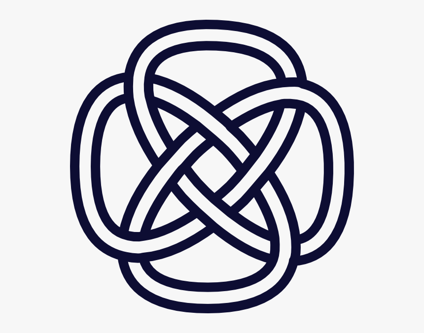 Angel Celtic Knot Clipart - Celtic Knot With Hearts, HD Png Download