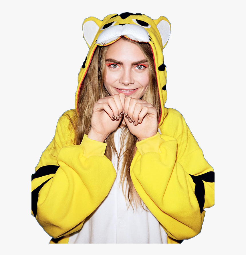 Transparent Cara Png - Cara Delevingne Onesie, Png Download