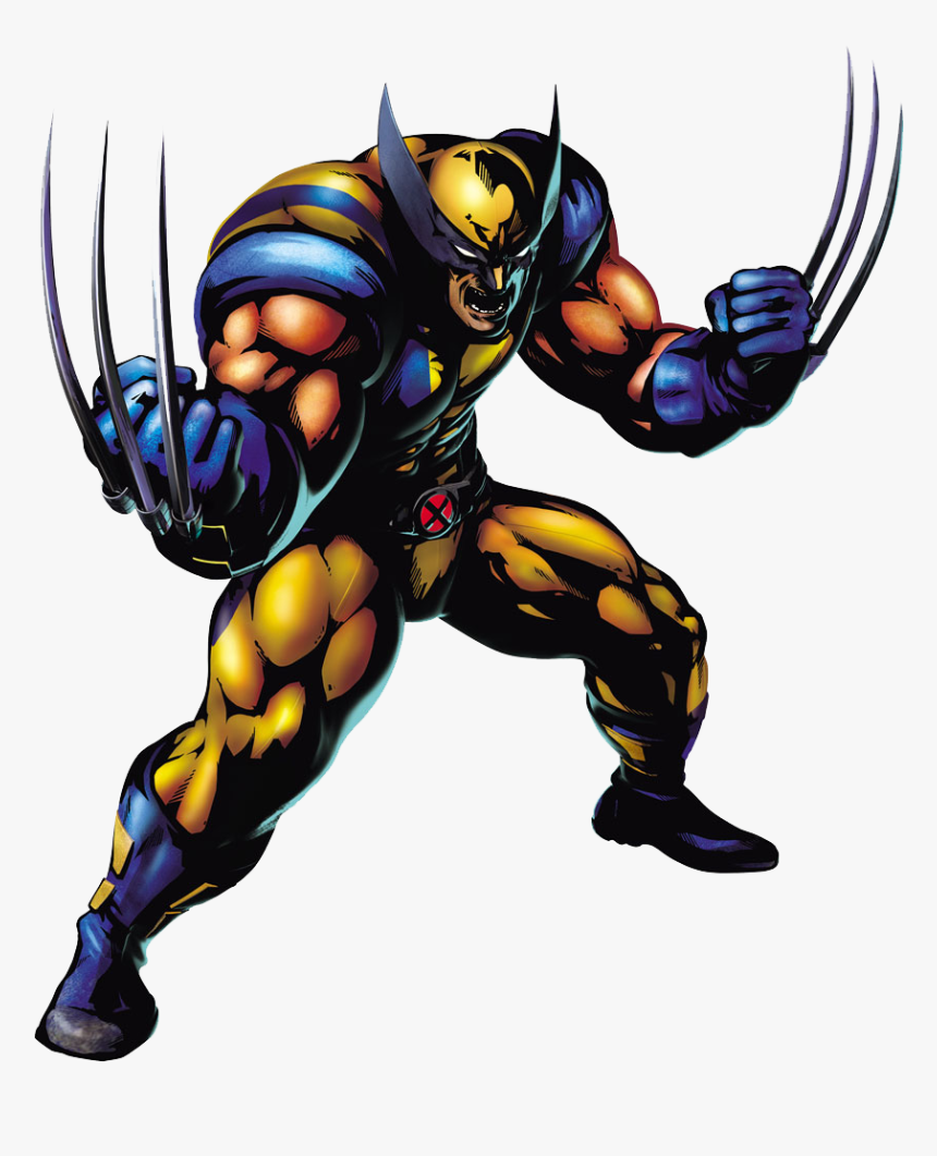 Wolverine Captain America Professor X Clip Art - Wolverine Marvel Vs Capcom 3, HD Png Download
