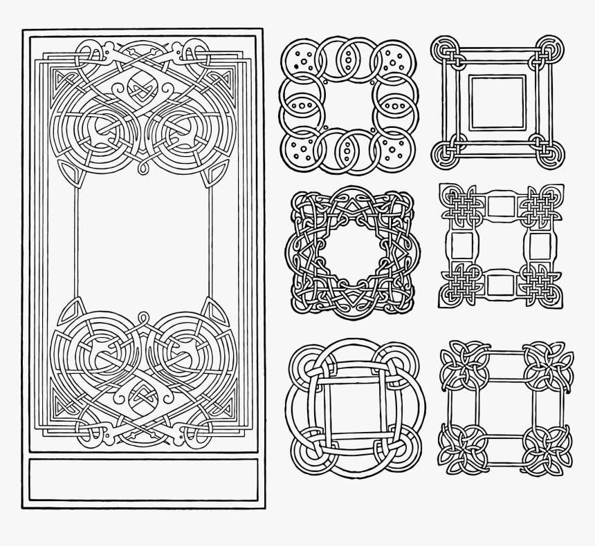 Transparent Celtic Pattern Png - Drawing, Png Download