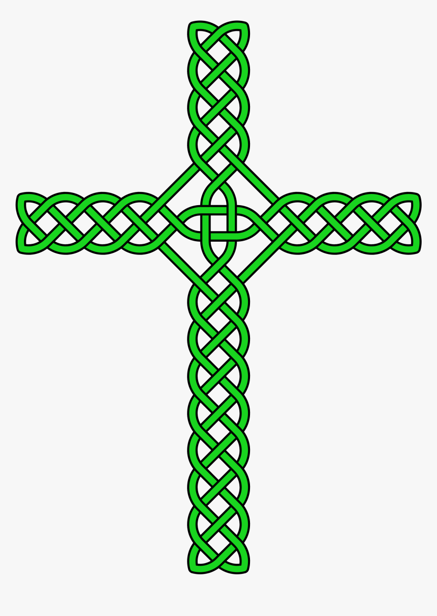 Welsh Celtic Cross Knotwork, HD Png Download
