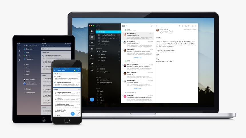 Spark For Iphone, Apple Watch And Mac Teaser - Mac Ipad And Iphone, HD Png Download