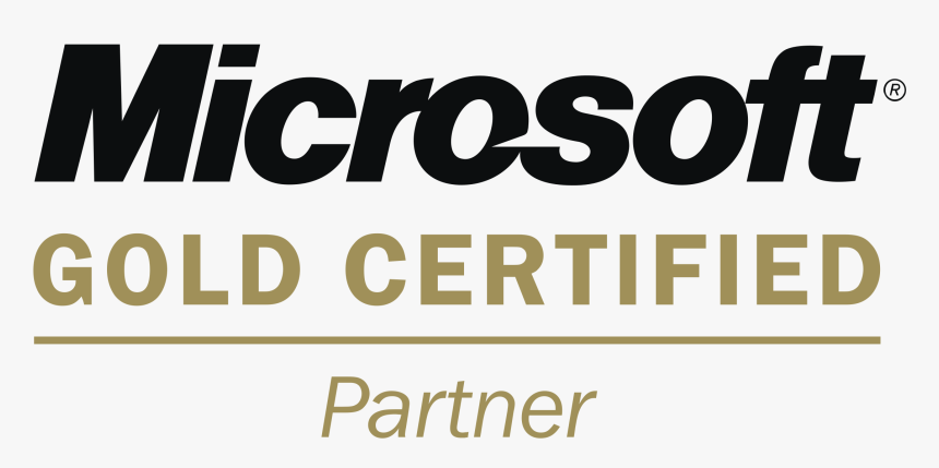 Microsoft Gold Certified Partner Logo, HD Png Download