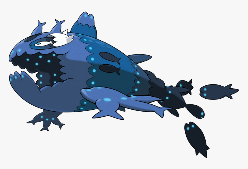 Pokemon Sun And Moon Ishiwashi Schoolform - Pokemon Wishiwashi, HD Png Download