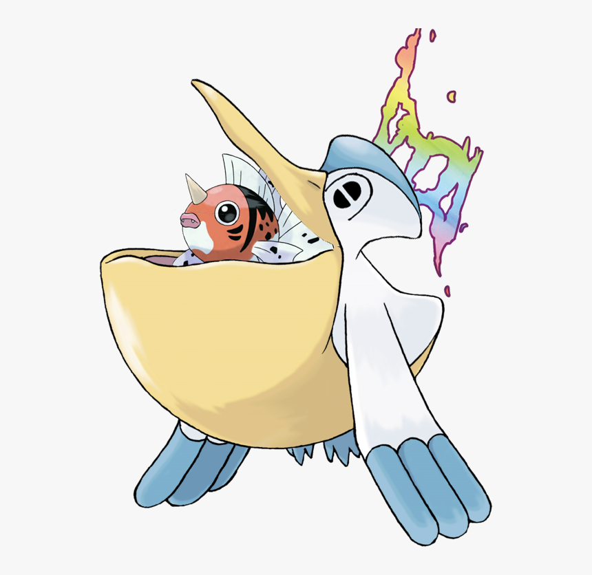 Much Like Mantine And Slowbro, Upon Evolving, Pelipper - Pokemon Flying And Water Type, HD Png Download