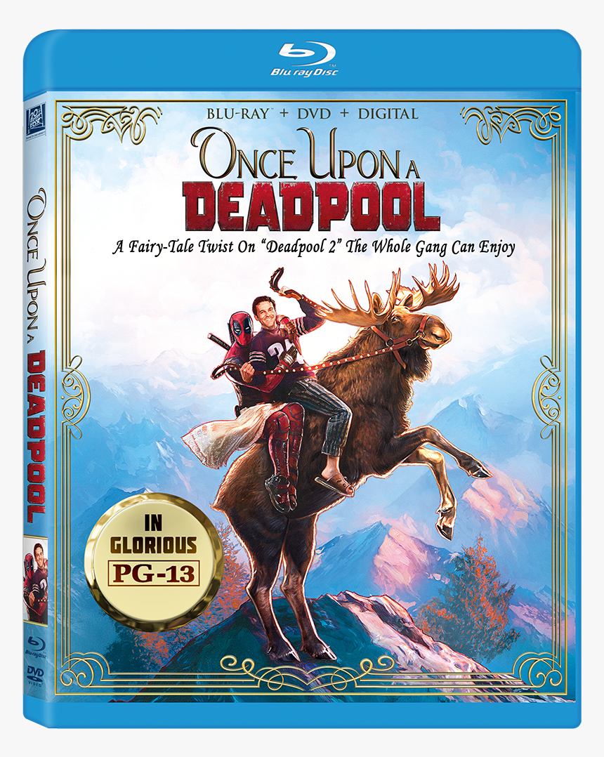 Once Upon A Deadpool Blu-ray Digital - Once Upon A Deadpool Dvd, HD Png Download