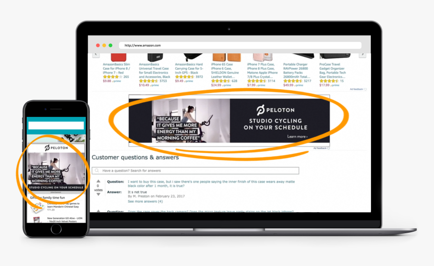 Amazon Ads, HD Png Download