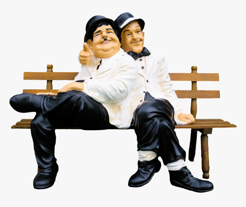 Figures, Thick And Stupid, Stan Laurel, Oliver Hardy - Dick Und Doof Figuren, HD Png Download