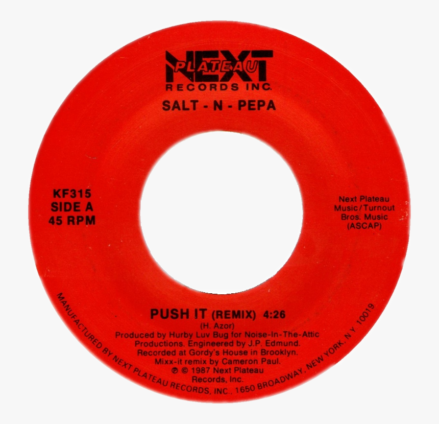 Push It By Salt N Pepa Us Vinyl Single - Singers Stand On The Word, HD Png Download