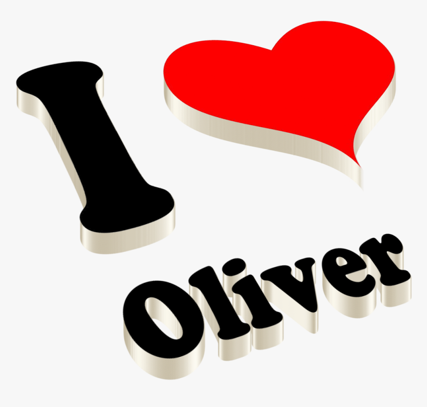 Oliver Heart Name Transparent Png - Alka Name, Png Download