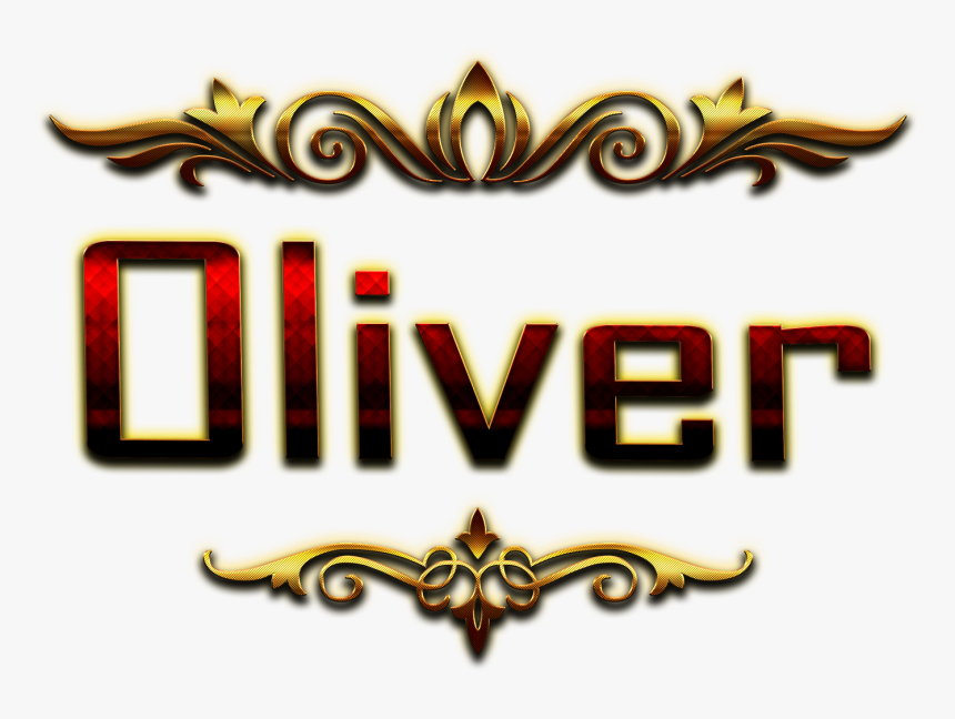 Oliver Decorative Name Png - Hunter Name, Transparent Png