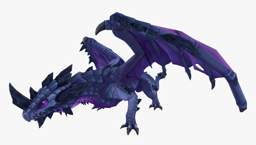 Runescape Black Stone Dragon, HD Png Download