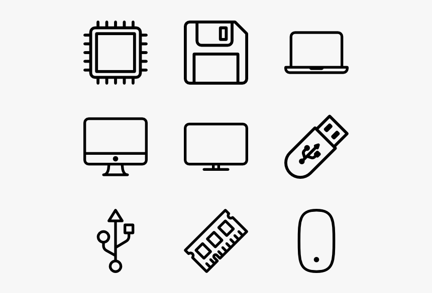 It & Components - Social Media Logo Drawings, HD Png Download