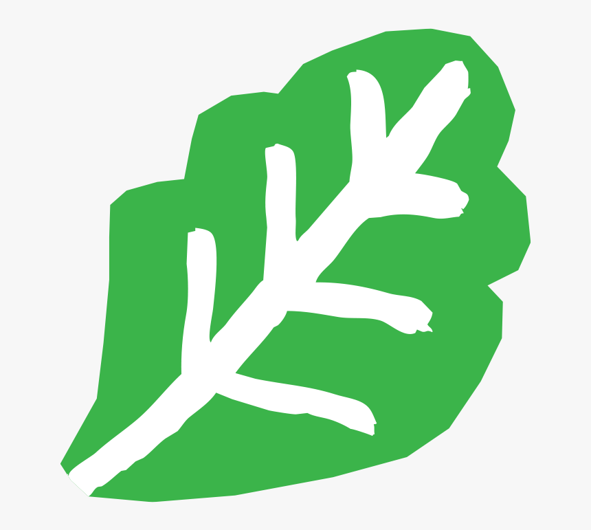 Leaf Icon - Hand, HD Png Download
