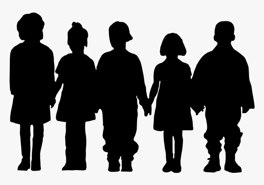 Can Someone Please Help - Children Silhouette, HD Png Download
