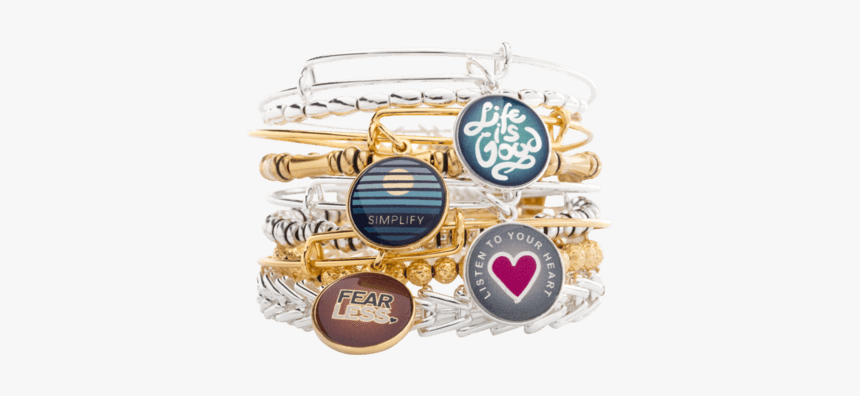 Simplify Charm Bangle - Good Vibes Only Alex And Ani, HD Png Download