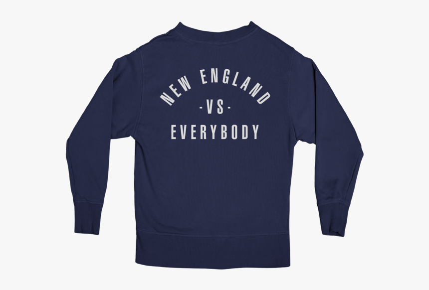 Navy - Long-sleeved T-shirt, HD Png Download