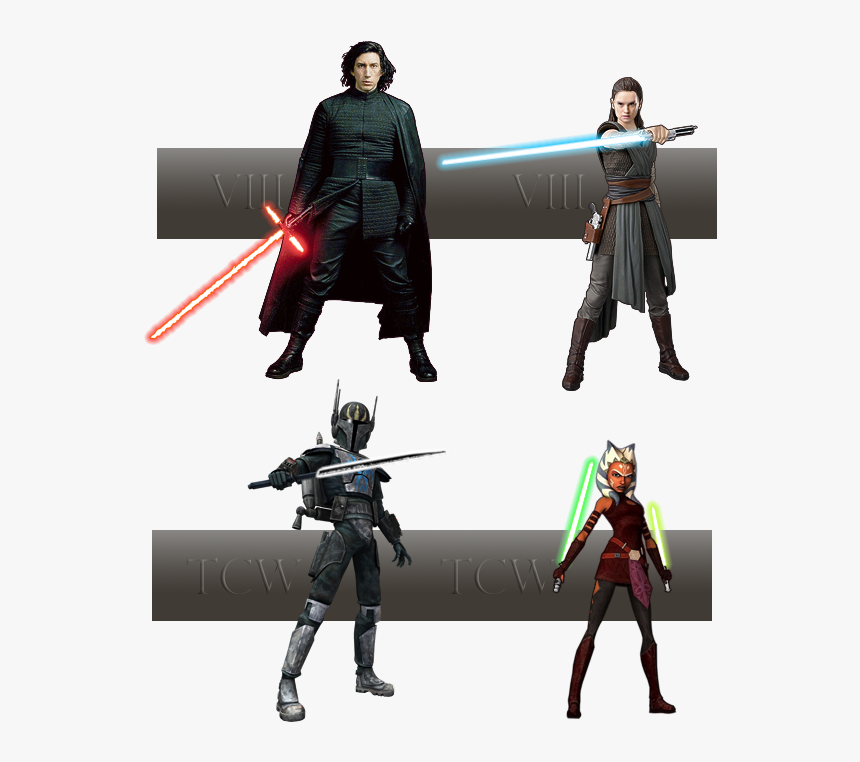 Ahsoka Tano Vs Rey, HD Png Download