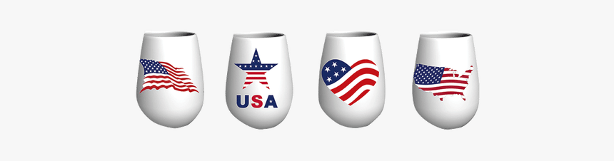 Wine Glasses - 4pk Americana - Snifter, HD Png Download