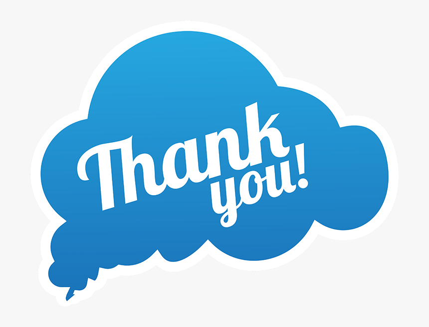 Blue Transparent Thank You Png, Png Download , Transparent Png Image