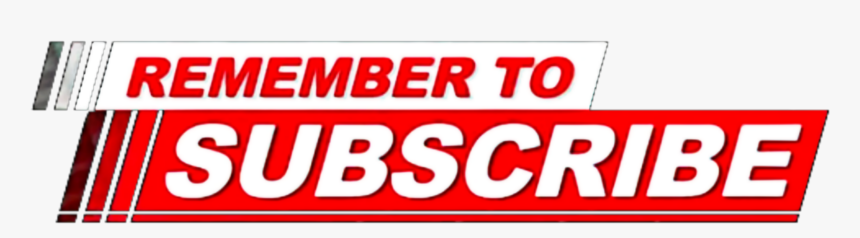 Remember To Subscribe - Orange, HD Png Download