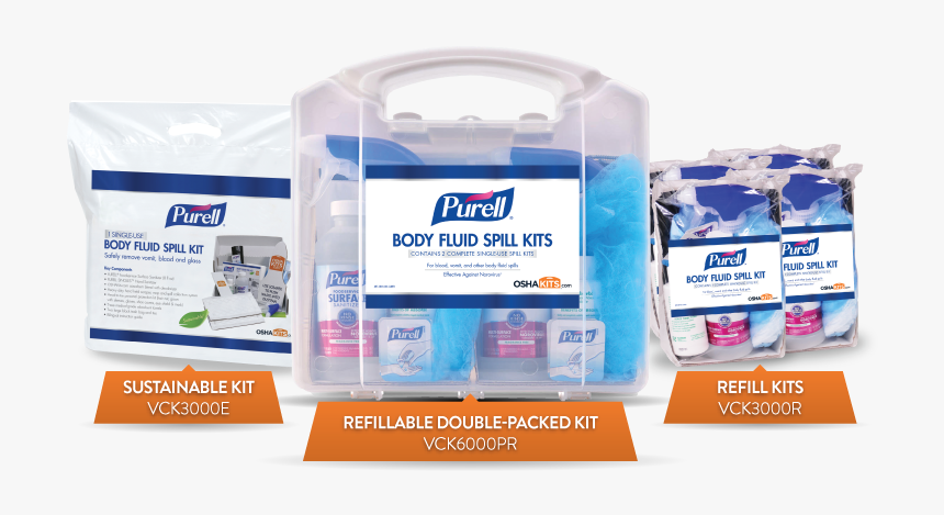 Purell Body Fluid Spill Kit, HD Png Download