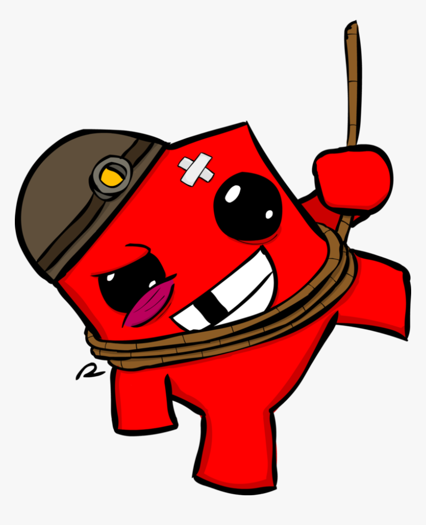 Transparent Super Meat Boy Logo Png - Super Meat Boy Png, Png Download