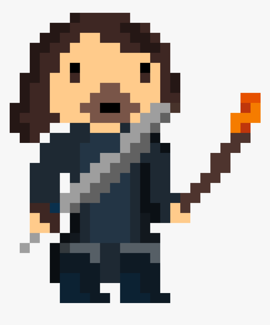 Transparent Aragorn Png - Blue Fire Pixel Art, Png Download
