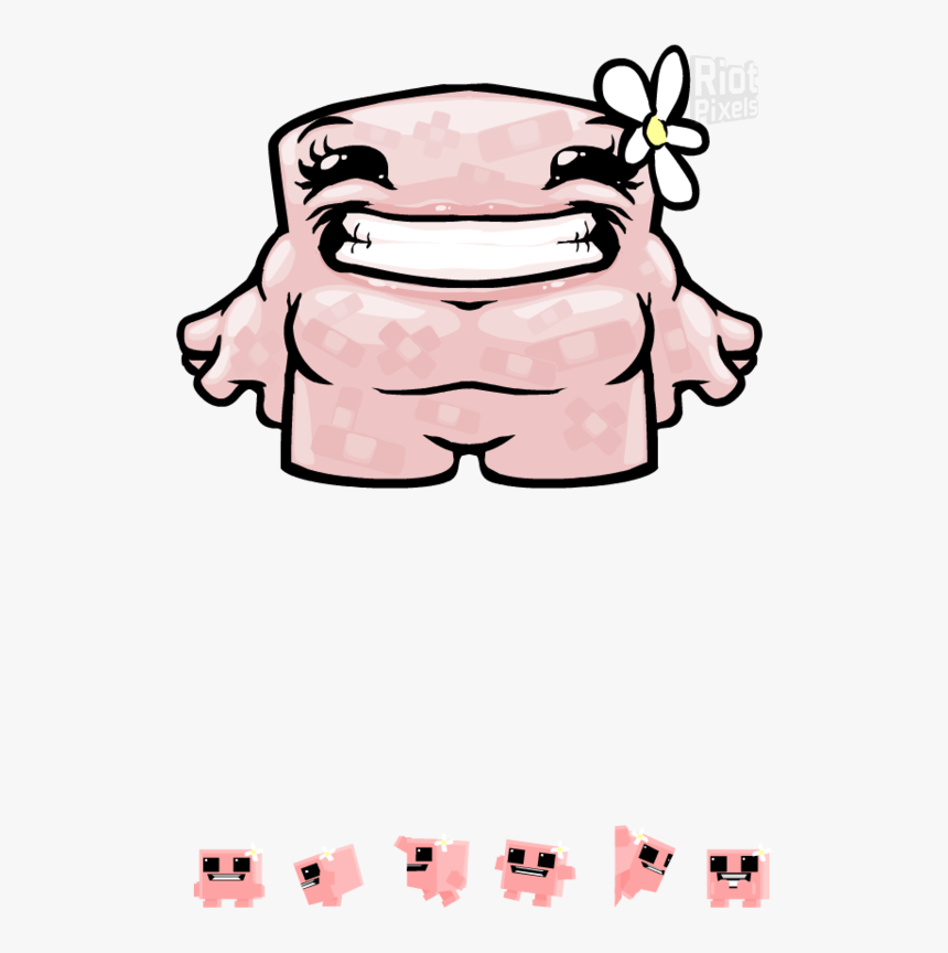 Meat Boy X Bandage Girl, HD Png Download , Transparent Png Image PNGitem