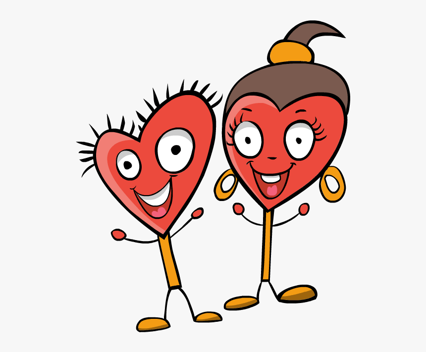 Clip Art Valentines Day Girl Boy Happy Couple Love - Couple Image Love Clipart Png, Transparent Png